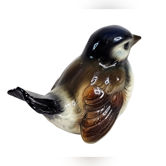 Vtg Goebel CV73 Sparrow Bird Porcelain Figurine Blue Throat West Germany Art 4" - Picture 5 of 7